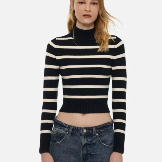 High neck jumper